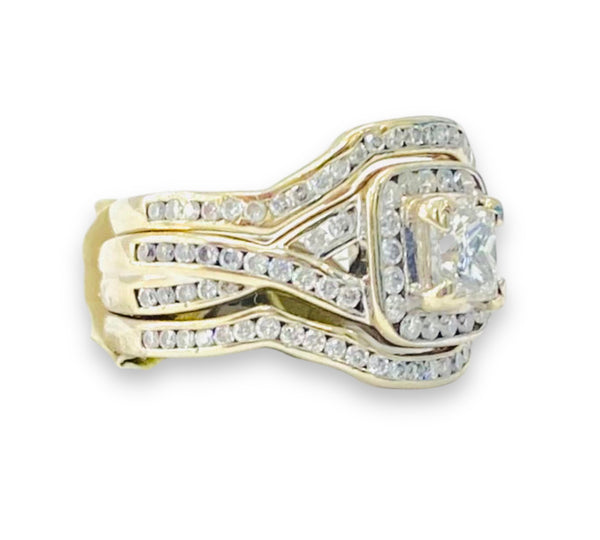 1.38ctw Women’s Diamond Wedding Ring Set 14k
