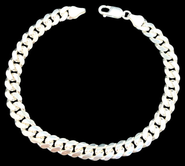 23g Cuban Link Bracelet Silver