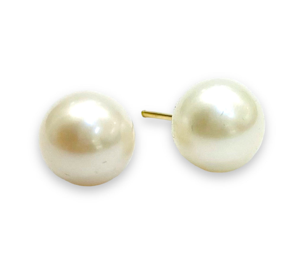 ◆STONEHENgE◆ 14K Pearl Earrings StoneHenge 14K Pearl Earrings P1312 Silver 925 Cubic Crystal