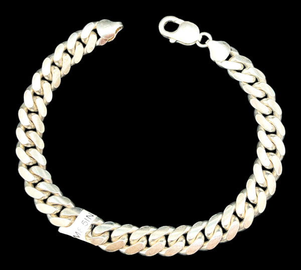 42.6G Cuban Link Bracelet Silver