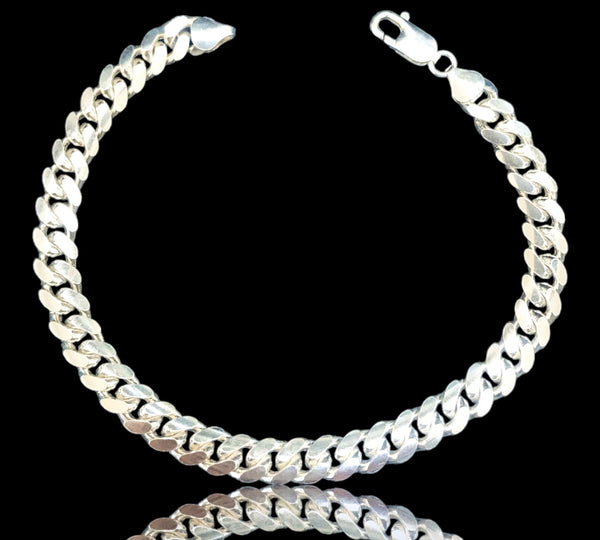 40.0G Cuban Link Bracelet Silver