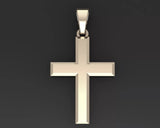 Cross Minimalism Pendant Silver 925