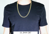 14kt Solid Curb Link Necklaces-lirysjewelry
