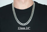 Genuine 925 Sterling Silver Curb Link Necklaces & Chains-lirysjewelry