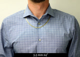 14kt Solid Curb Link Necklaces-lirysjewelry