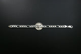 Genuine 925 Sterling Silver Figaro Link Bracelets-lirysjewelry