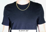 14kt Solid Curb Link Necklaces-lirysjewelry