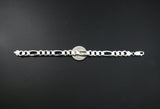 Genuine 925 Sterling Silver Figaro Link Bracelets-lirysjewelry