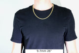 14kt Solid Curb Link Necklaces-lirysjewelry