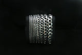 Genuine 925 Sterling Silver Curb Link Bracelets-lirysjewelry