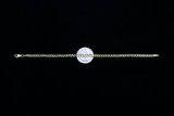 **New Solid Gold Curb Link Bracelets-lirysjewelry