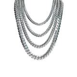 Genuine 925 Sterling Silver Miami Cuban Link Necklaces & Chains-lirysjewelry