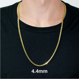 Genuine Solid Gold Italian Made Franco Link Necklaces & Chains 10kt Gold 14kt Gold-lirysjewelry