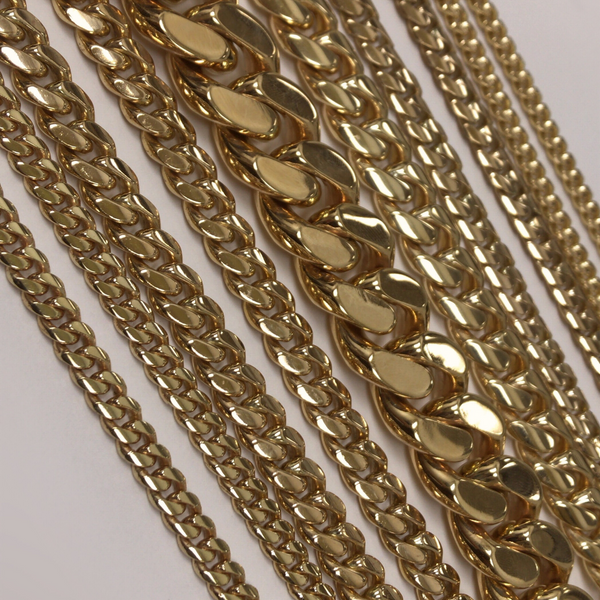 Miami Cuban Link Necklaces – The Gold SuperStore