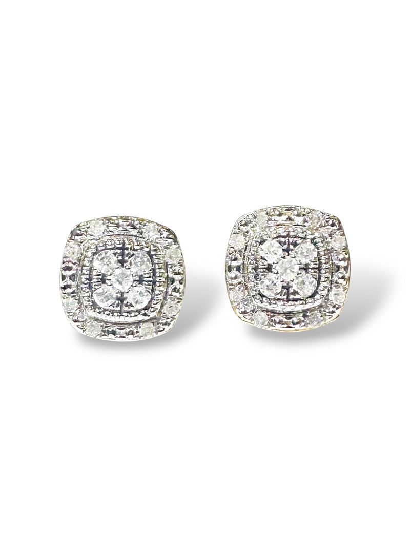 1/10ctw Diamond Earrings 10K
