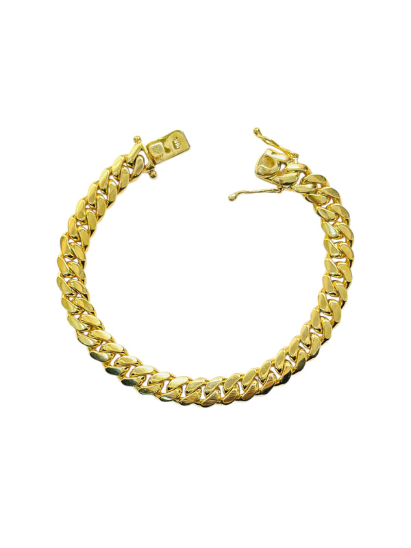 14K 69.2GM Solid Cuban link bracelet