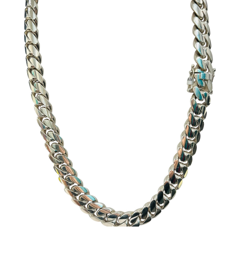 439GM Silver Miami Cuban chain