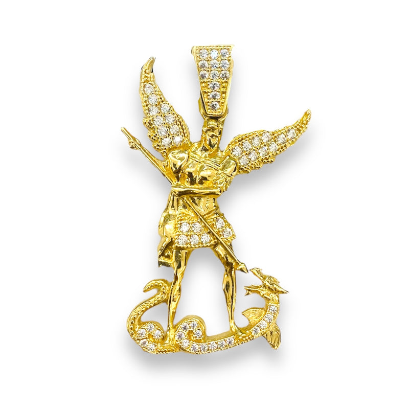 Saint Michael 14k CZ