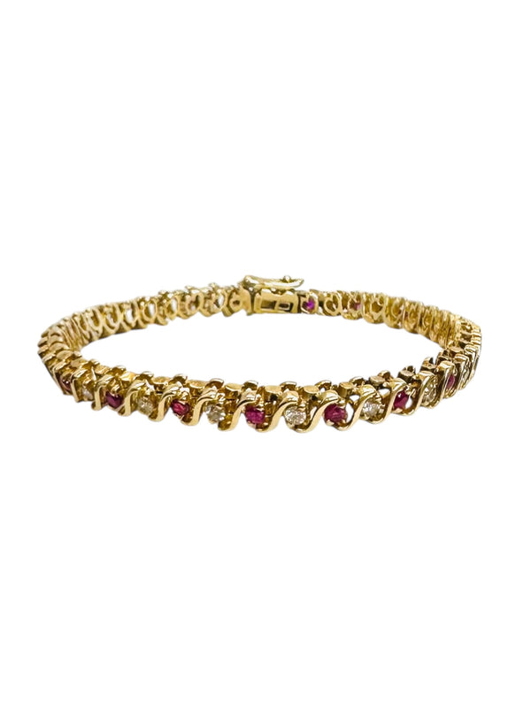 1.10ctw Diamond Bracelet 14K