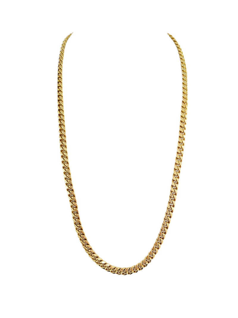 HOLLOW MIAMI CUBAN LINK CHAIN 10K      36.7 GM