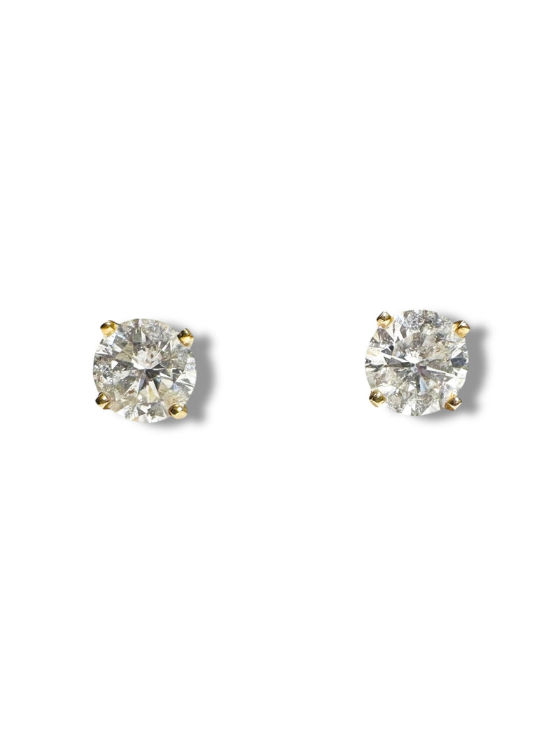 1.44ctw Diamond Earrings 14K