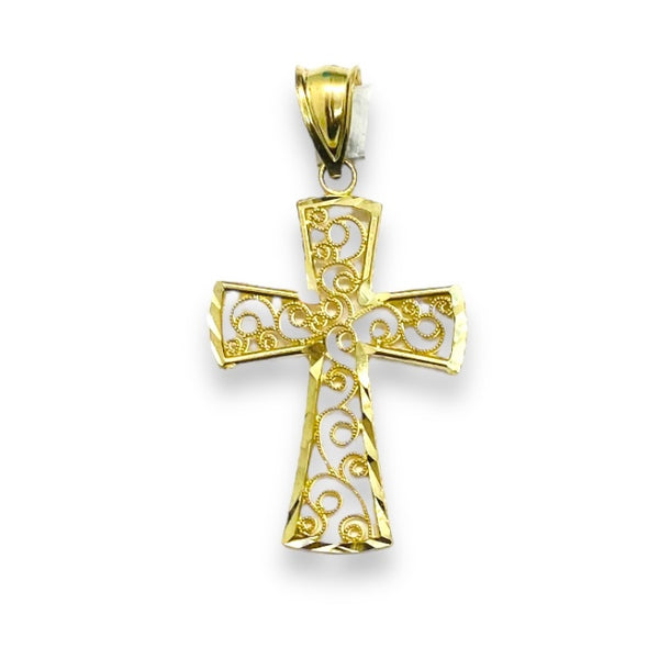 Cross Pendant 10k.