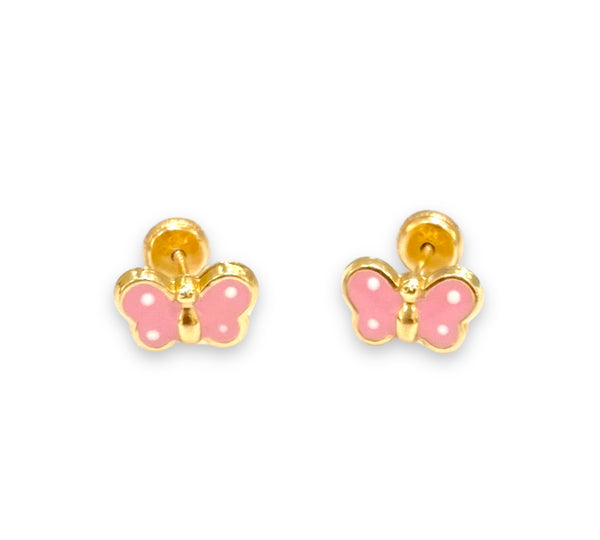 14k Butterfly Baby Earring