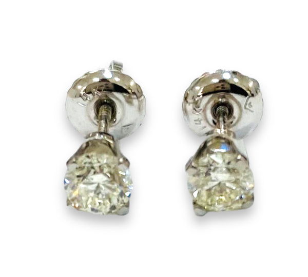 .58ctw Stud Diamond Earrings 14k