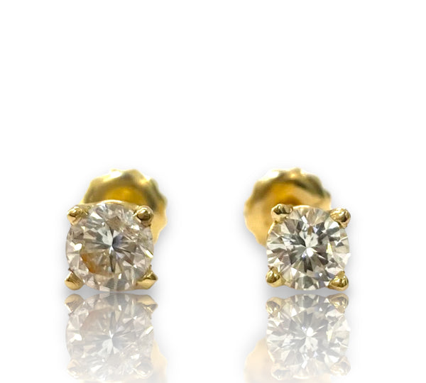 .92 ctw Stud Diamond Earrings 14k