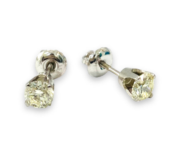 .75ctw Stud Diamond Earrings 14k