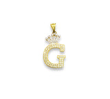 Initial Pendant 14k