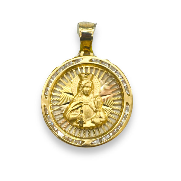 Saint Barbara 14K CZ