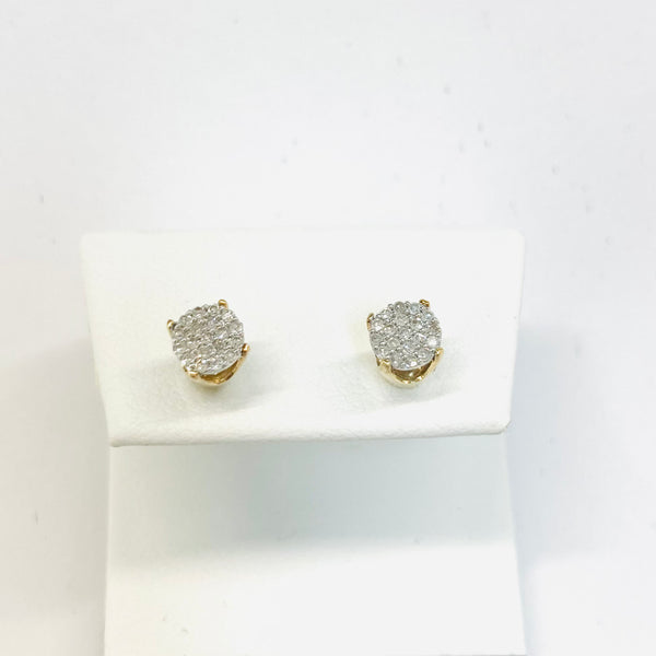 25ctw Stud Diamond Earrings 10k