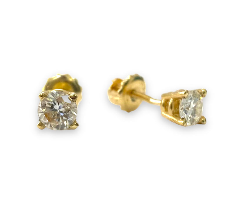 .92 ctw Stud Diamond Earrings 14k