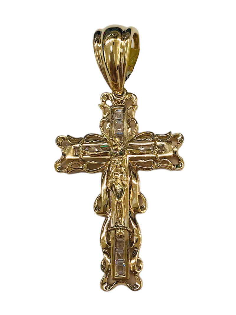 Cross Pendant 14k