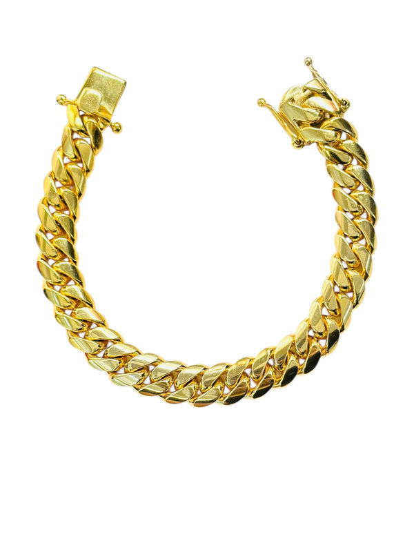 14K 109.1GM Solid Cuban link bracelet