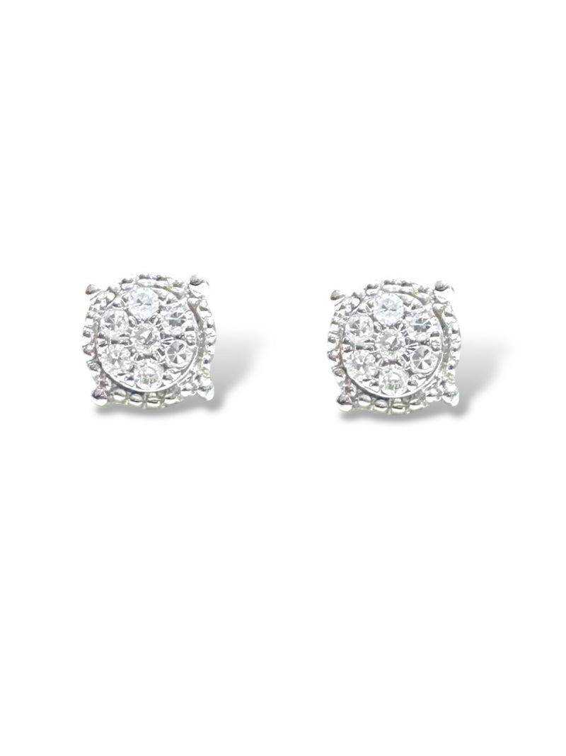 1/10ctw Diamond Earrings 10K