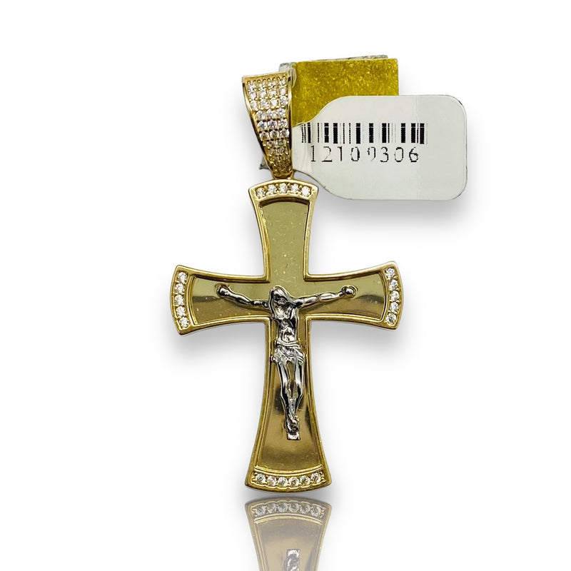 Cross Pendant 14k.