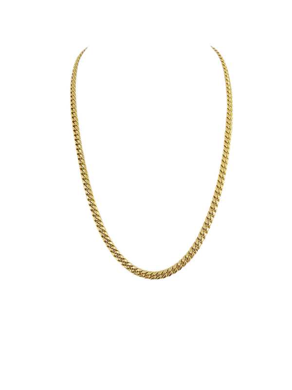HOLLOW MIAMI CUBAN LINK CHAIN 10K       21.8 GM