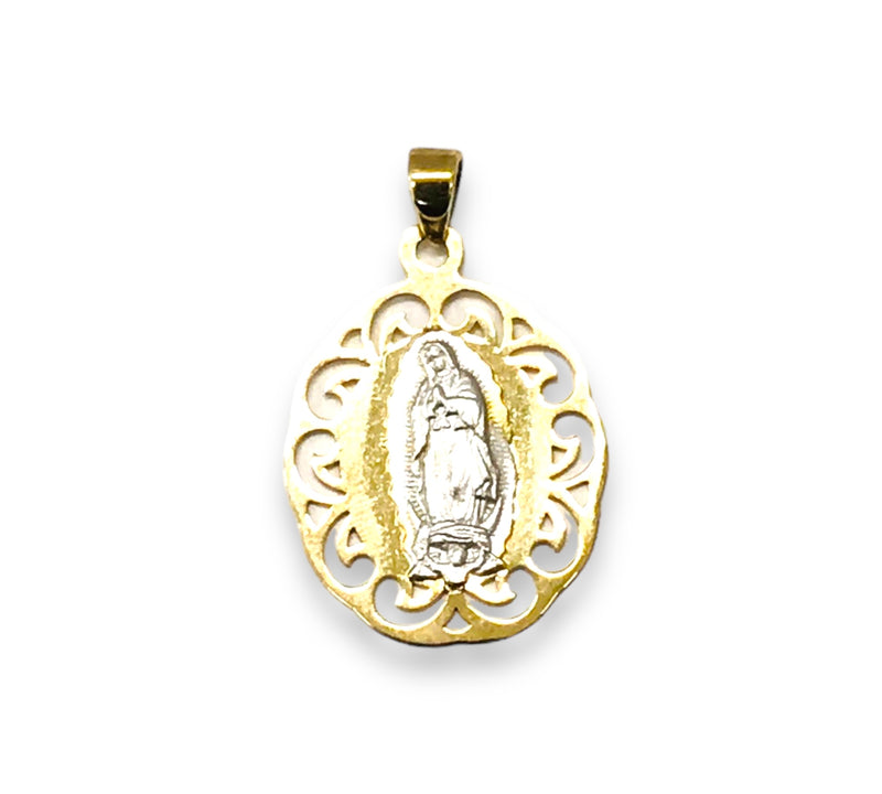 Virgen Guadalupe Pendant 10k