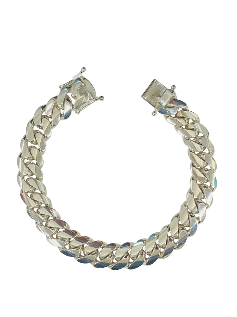 114.7GM Silver Cuban bracelet