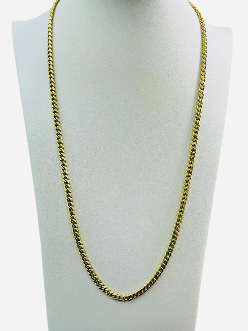14K 40GM Solid Cuban link chain