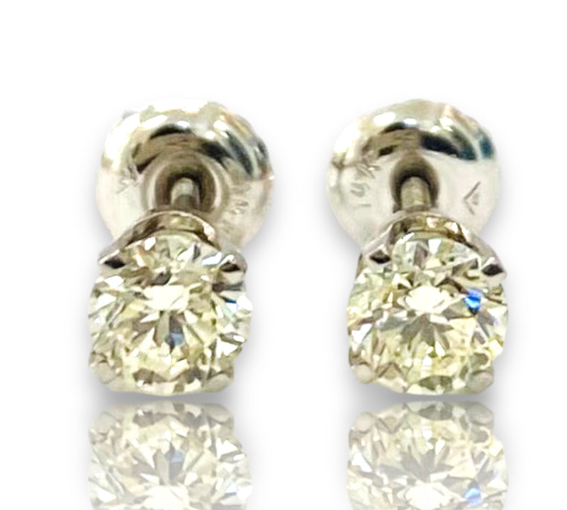 .75ctw Stud Diamond Earrings 14k