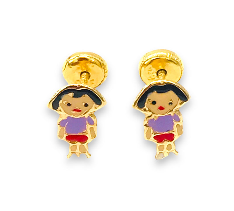 14k Baby Earring