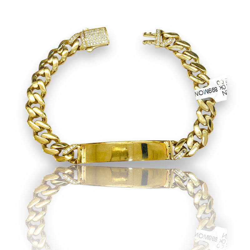 16.3GM Hollow Monaco Bracelet 10k