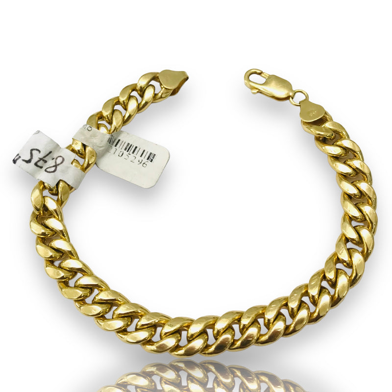 20.4gm Hollow Cuban link Bracelet 10k