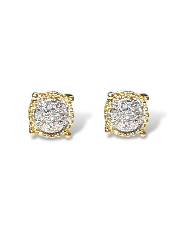 1/10ctw Diamond Earrings 10K