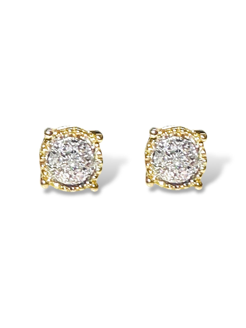1/10ctw Diamond Earrings 10K