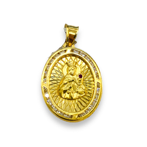 Saint Barbara 14k CZ