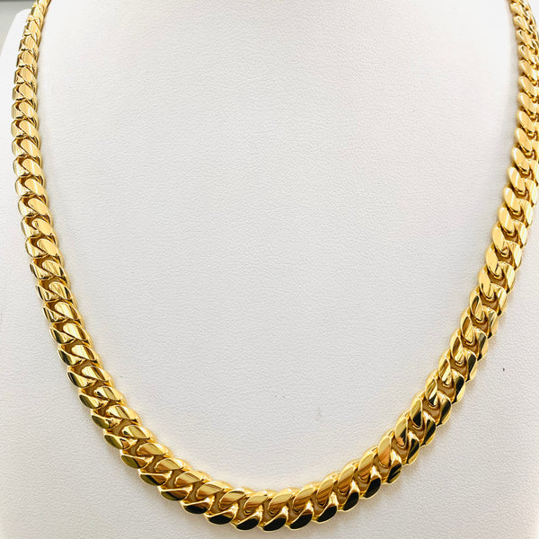 120.3gm MIAMI CUBAN LINK CHAIN 10k.